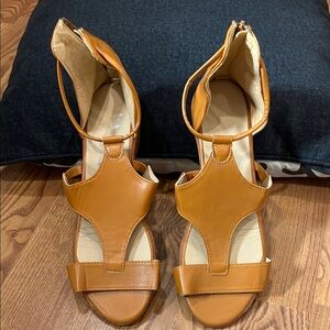 Tan Strappy Sandals